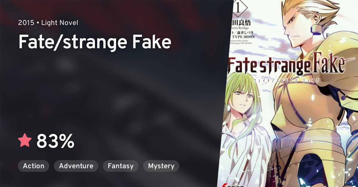 Fate/strange Fake whispers Of Dawn Release Date Fate/strange Fake · AniList