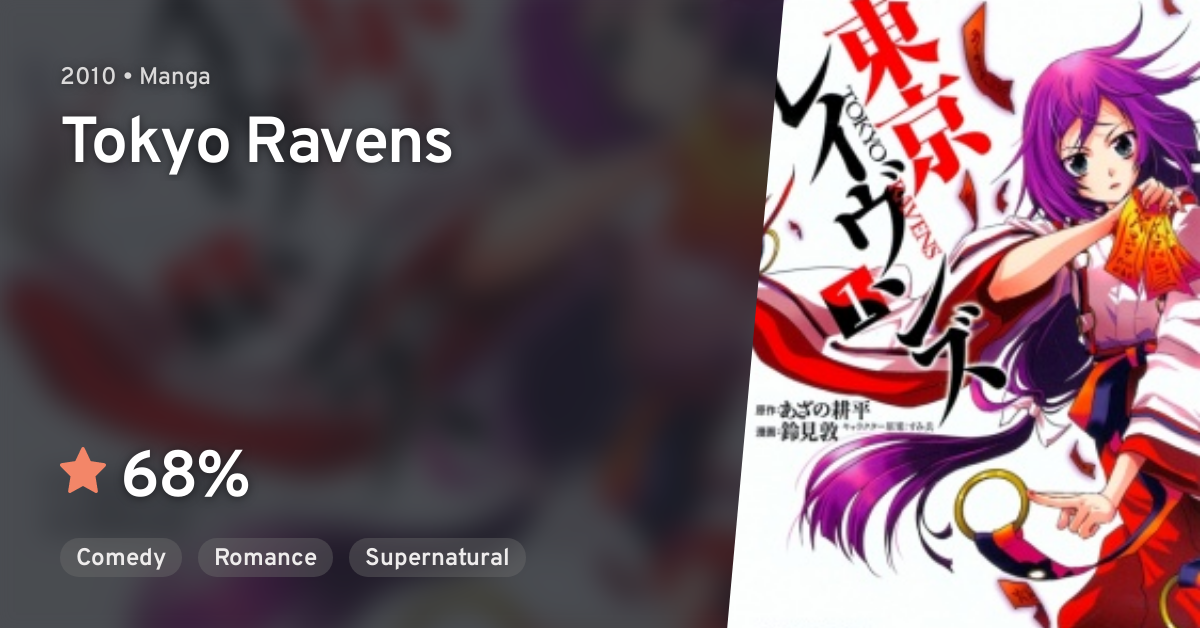 Tokyo Ravens · AniList