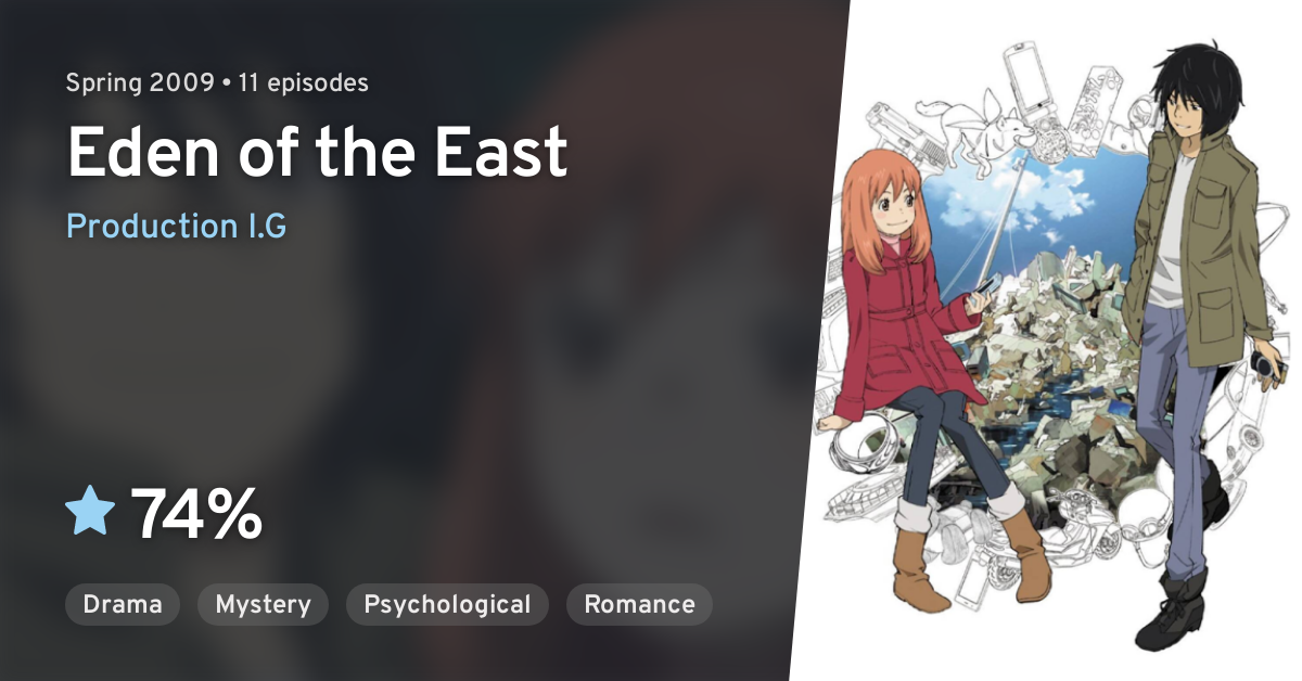 Higashi no Eden (Eden of the East) · AniList