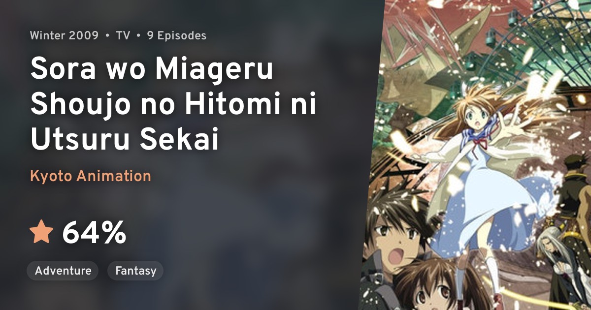 Munto TV/ Sora o Miageru Shōjo no Hitomi ni Utsuru Sekai Anime Review