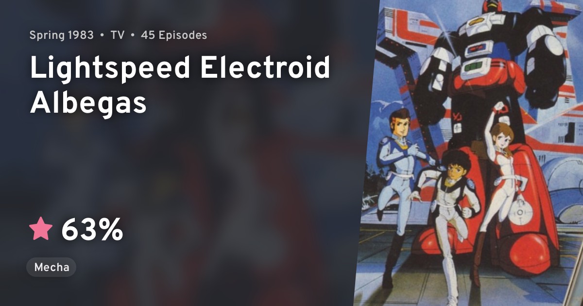 Kousoku Denjin Albegus (Lightspeed Electroid Albegas) · AniList