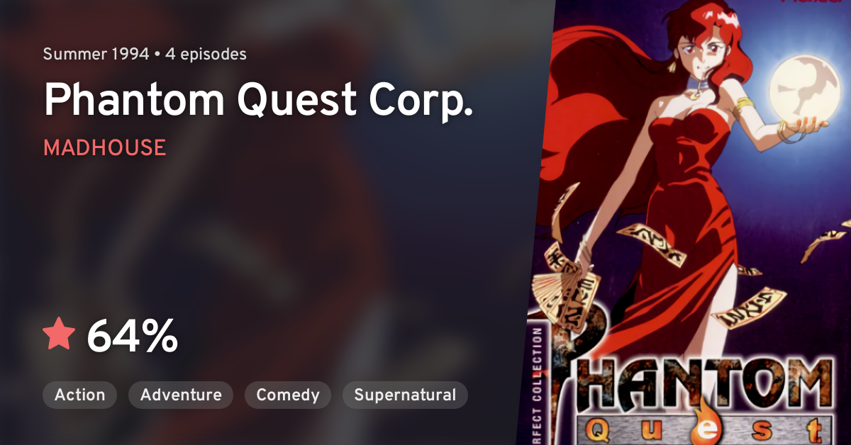 Yuugen Kaisha Phantom Quest Corp Anilist