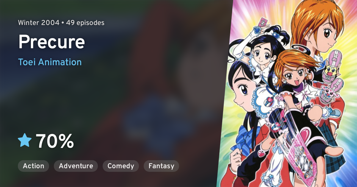 futari wa precure pretty cure · anilist
