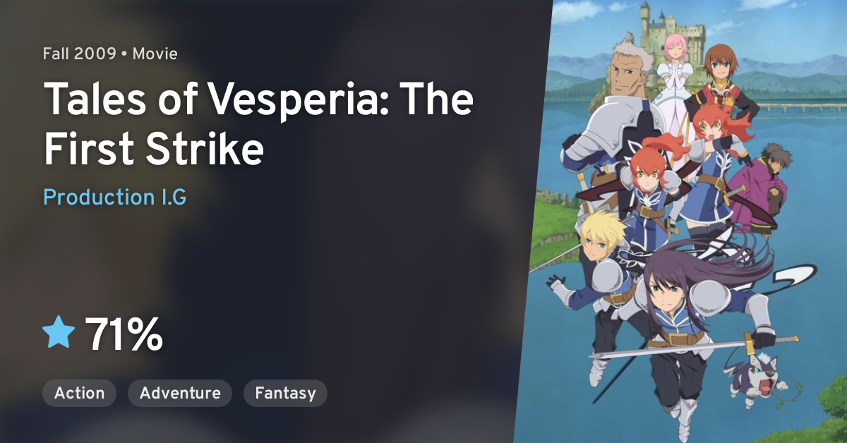 Tales of Vesperia: The First Strike · AniList