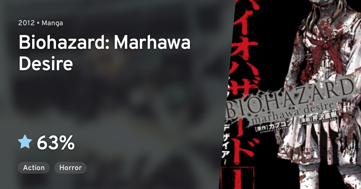 Biohazard Marhawa Desire Anilist