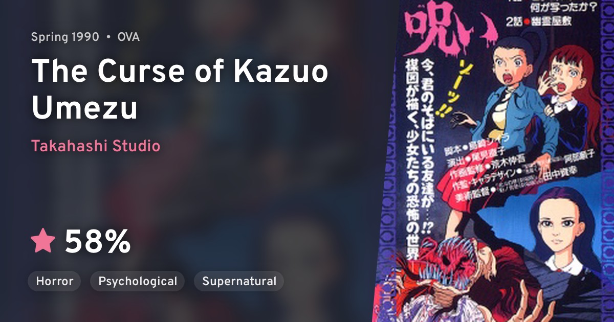 Umezu Kazuo no Noroi (The Curse of Kazuo Umezu) · AniList