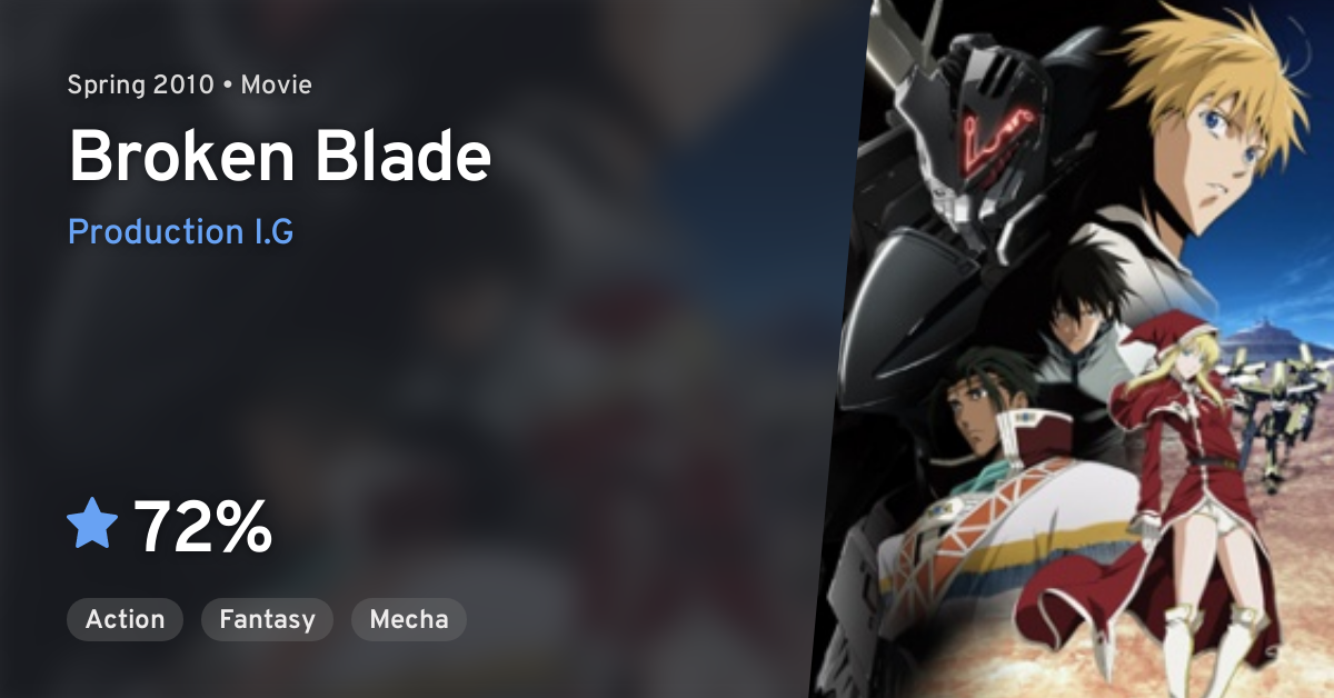 Break Blade 1: Kakusei no Toki (Broken Blade) · AniList