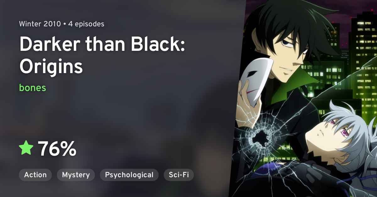 Darker Than Black Kuro No Keiyakusha Gaiden Darker Than Black Origins Anilist