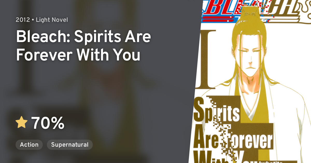 Bleach Spirits Are Forever With You Anilist