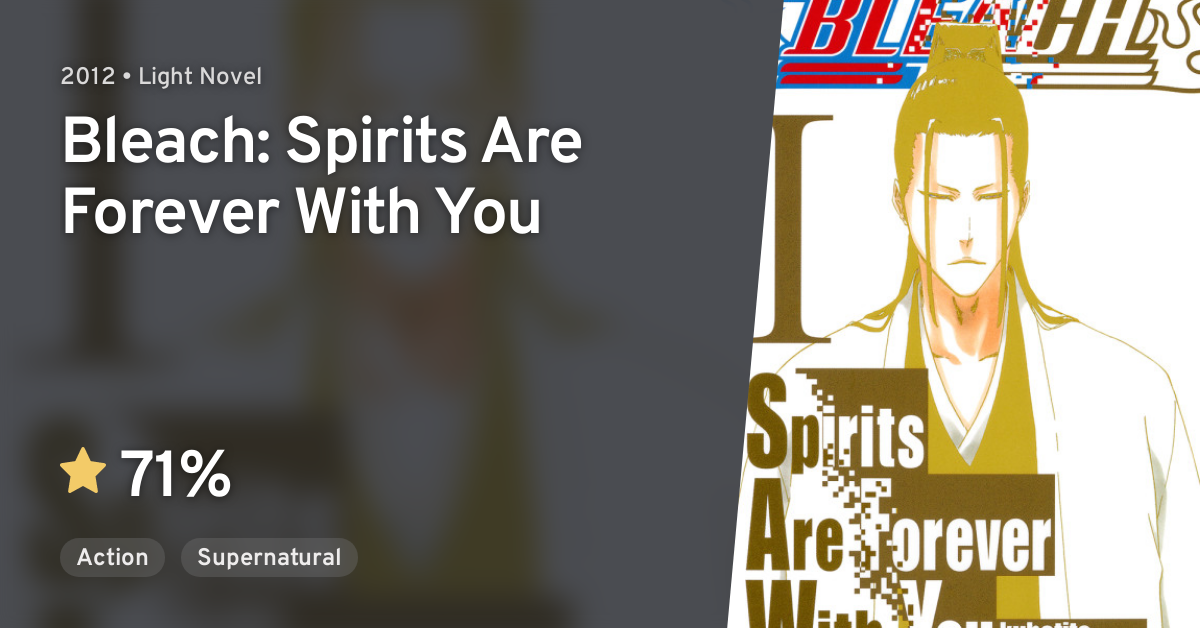 Bleach Spirits Are Forever With You English Translation