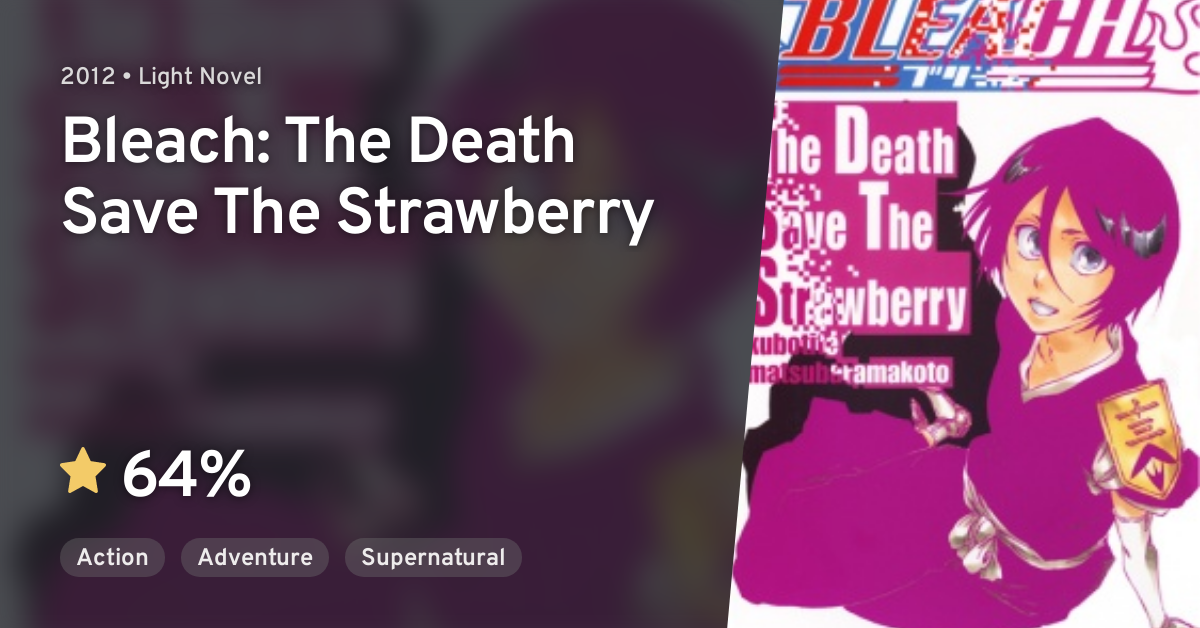 Bleach The Death Save The Strawberry Anilist