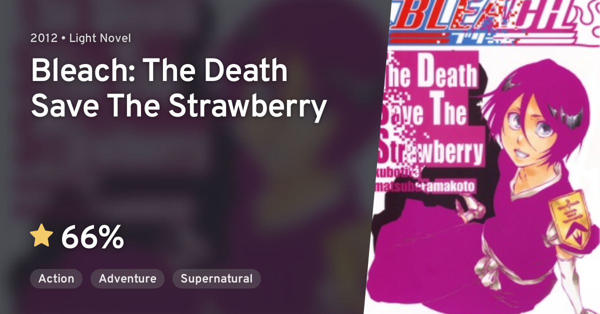 Bleach The Death Save The Strawberry Anilist