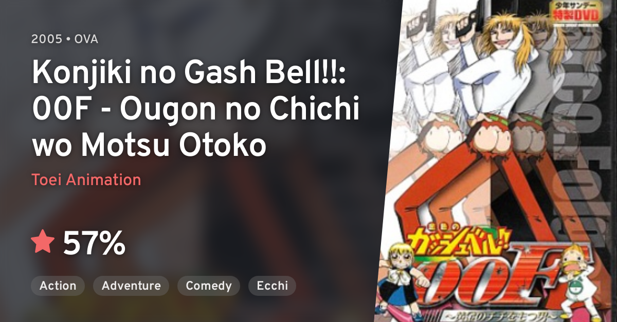 Konjiki no Gash Bell!! (Zatch Bell!) · AniList