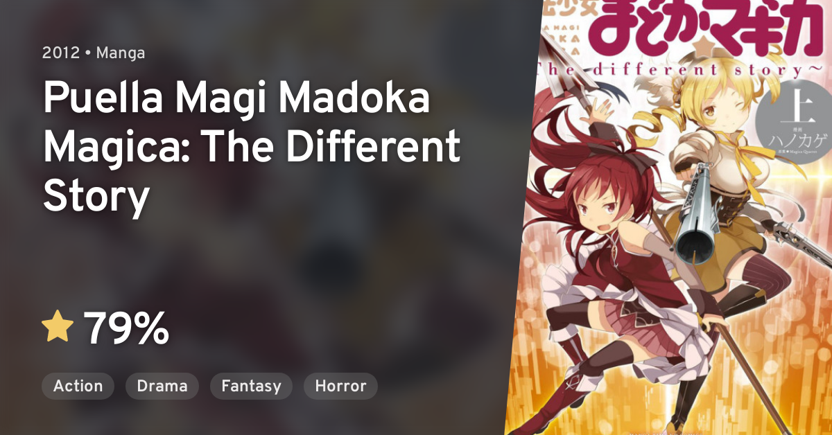 Mahou Shoujo Madoka☆Magica (Puella Magi Madoka Magica) · AniList