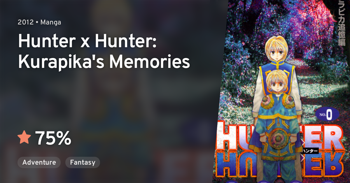 HUNTER×HUNTER (Hunter x Hunter) · AniList