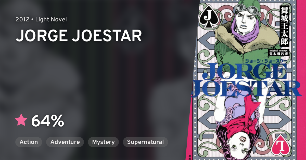 Jorge Joestar Anilist