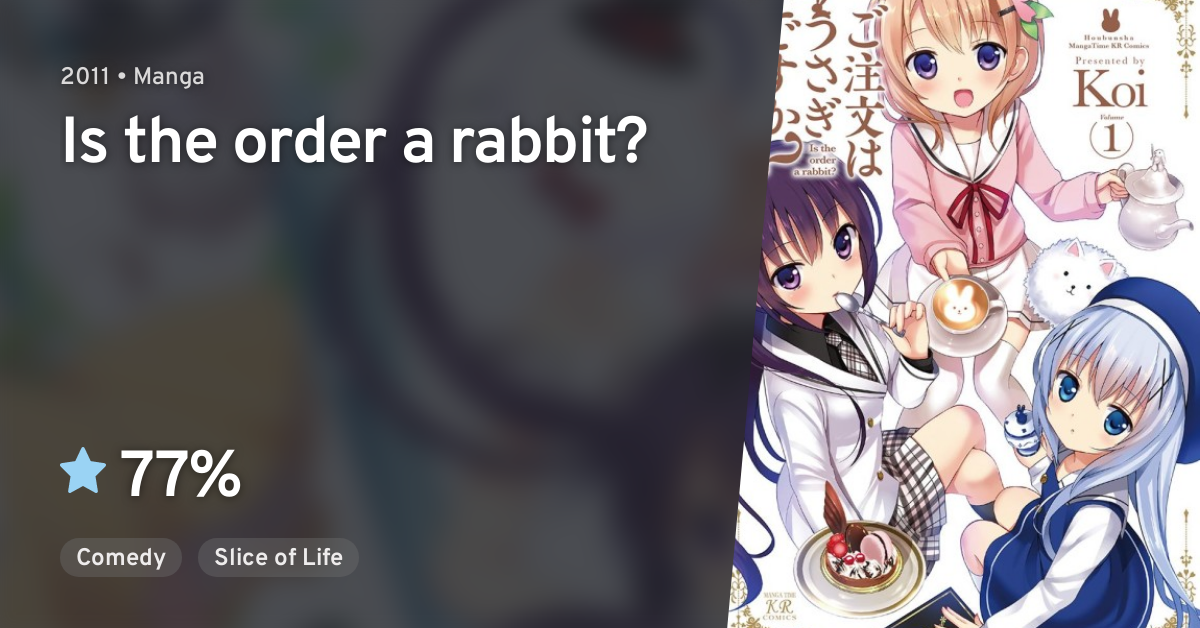 Gochuumon wa Usagi desu ka? (Is the order a rabbit?) · AniList