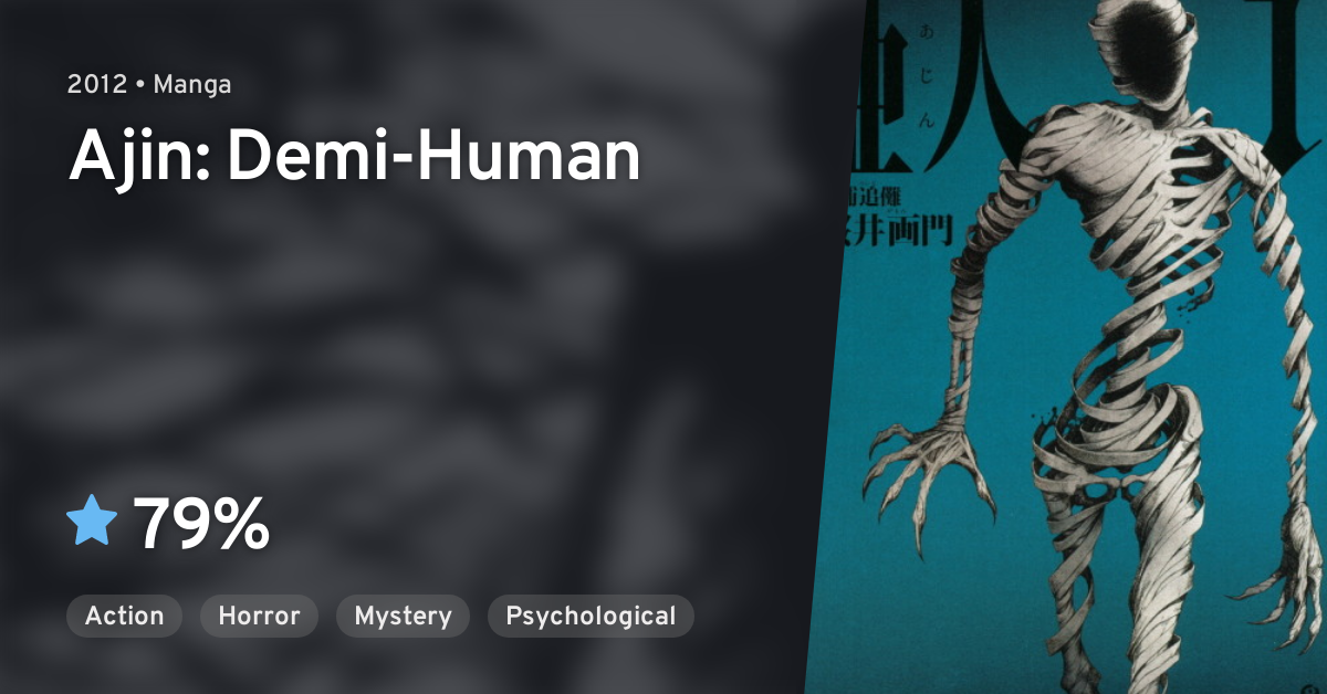 Mangá Ajin - Demi Human Nº 1 De Tsuina Miura (lançamento)