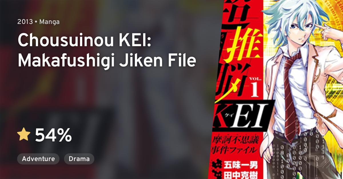 Chousuinou Kei Makafushigi Jiken File Anilist