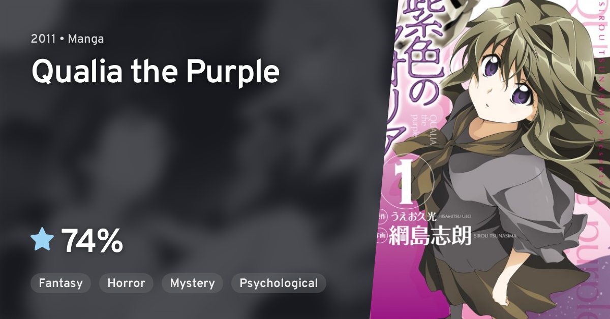 Qualia The Purple Manga Read Online Murasakiiro no Qualia (Qualia the Purple) · AniList