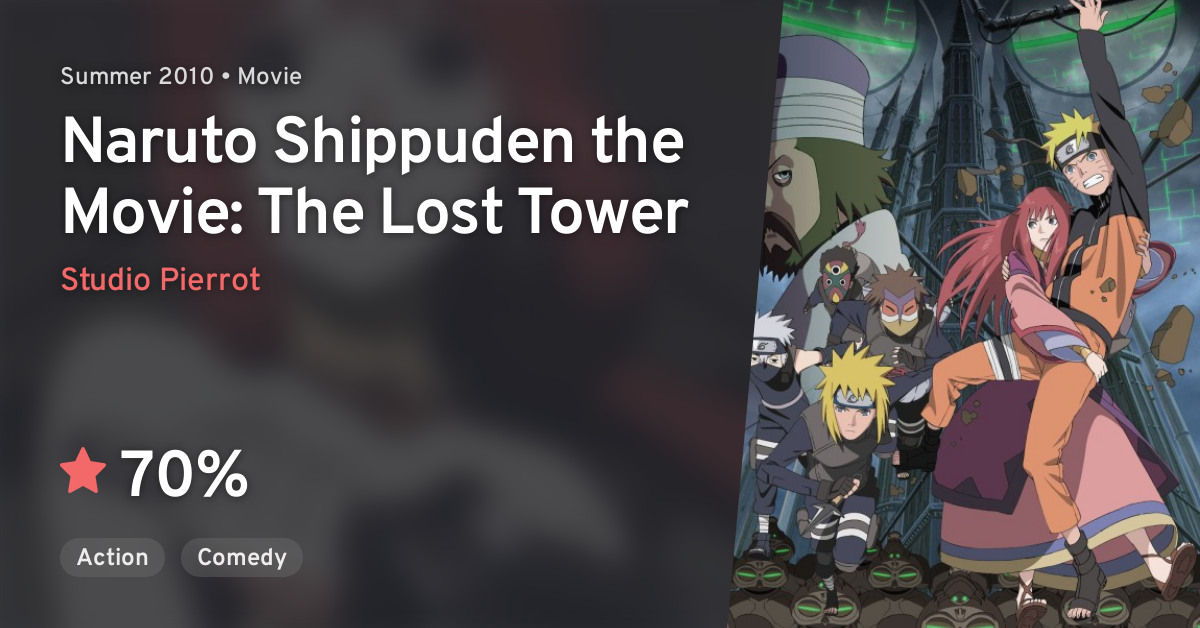 NARUTO: Shippuuden - The Lost Tower (Naruto Shippuden the Movie: The Lost  Tower) · AniList