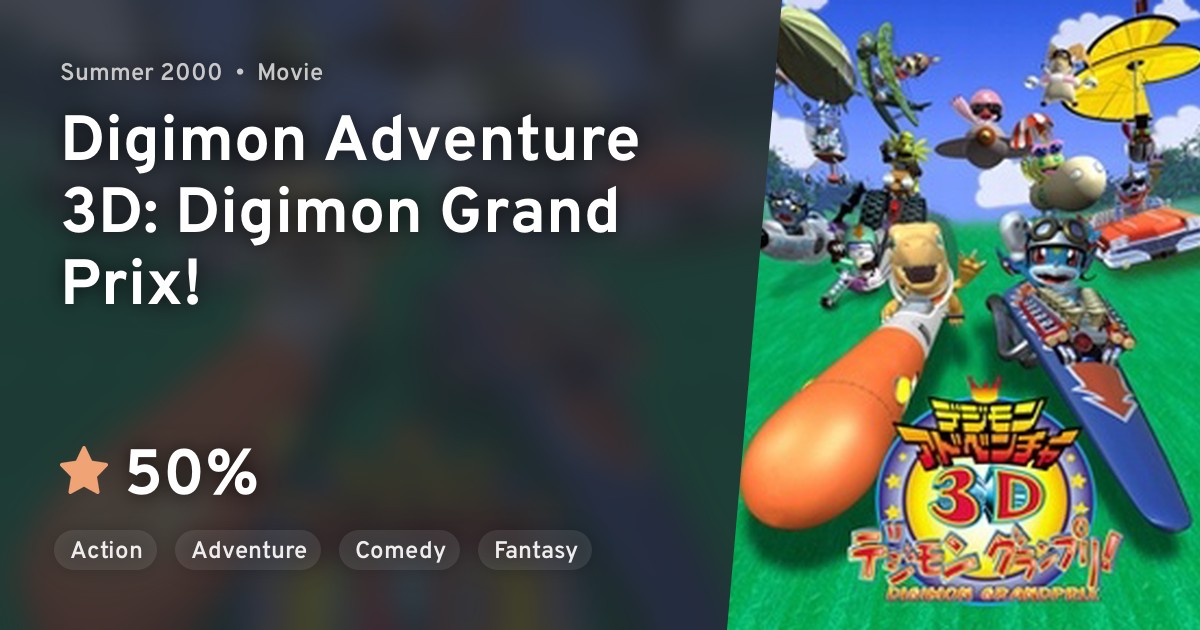 Digimon Adventure 3d Digimon Grand Prix Anilist