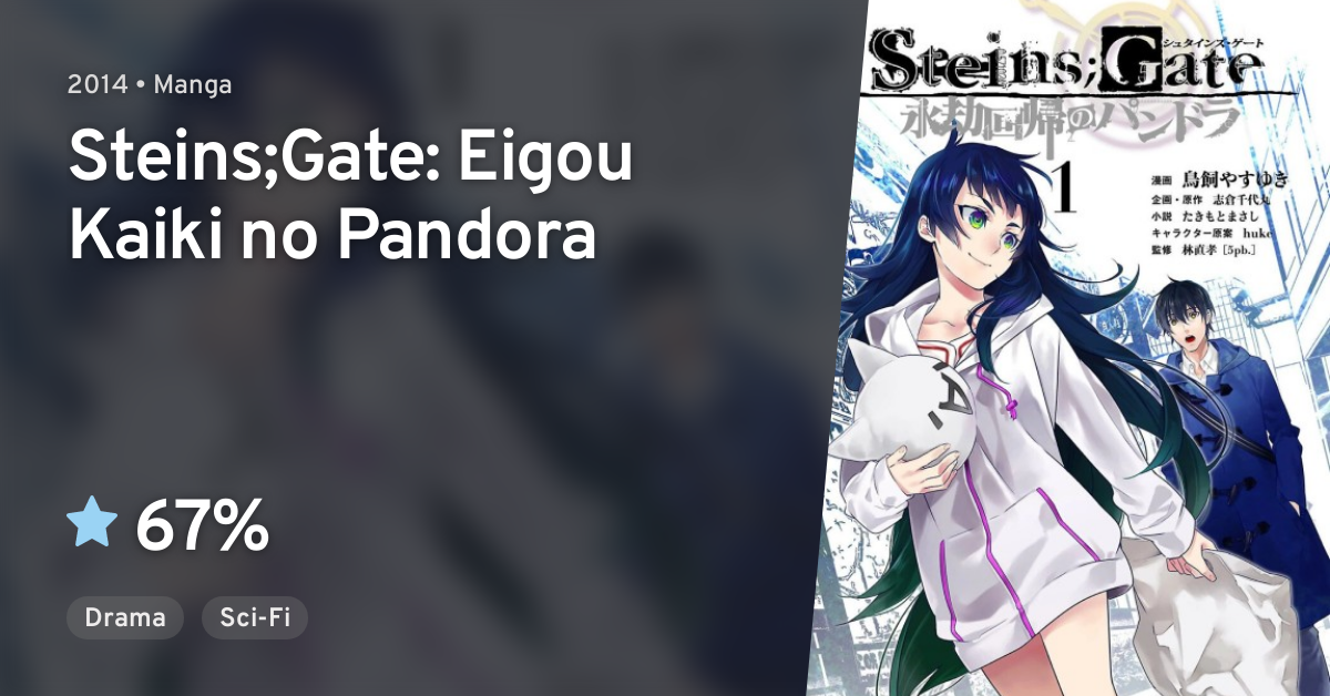 Steins Gate Eigou Kaiki No Pandora Anilist