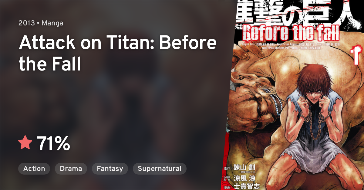 Bestpixtajpjnrx ベスト Shingeki No Kyojin Before The Fall Manga Shingeki No Kyojin Before The Fall Manga