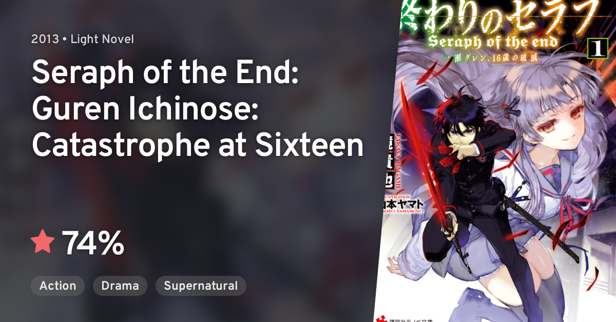 Seraph of the End – Guren Ichinose – English Light Novels