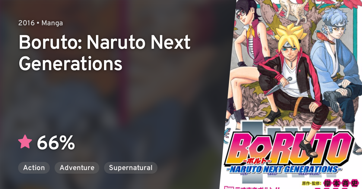 Boruto Naruto Next Generations Anilist