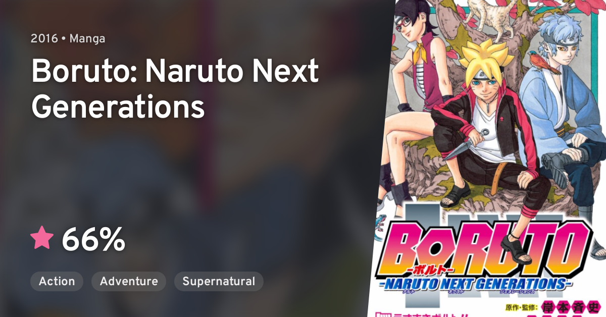 BORUTO: NARUTO NEXT GENERATIONS (Boruto: Naruto Next Generations) · AniList