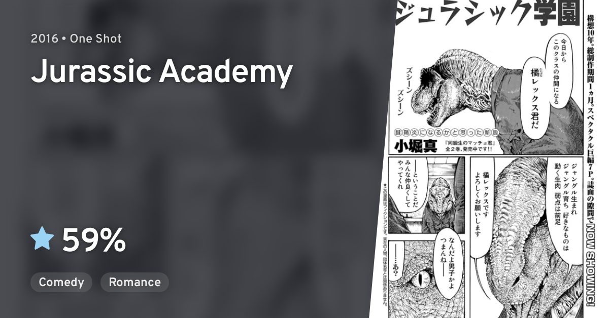 Jurassic Gakuen Jurassic Academy Anilist