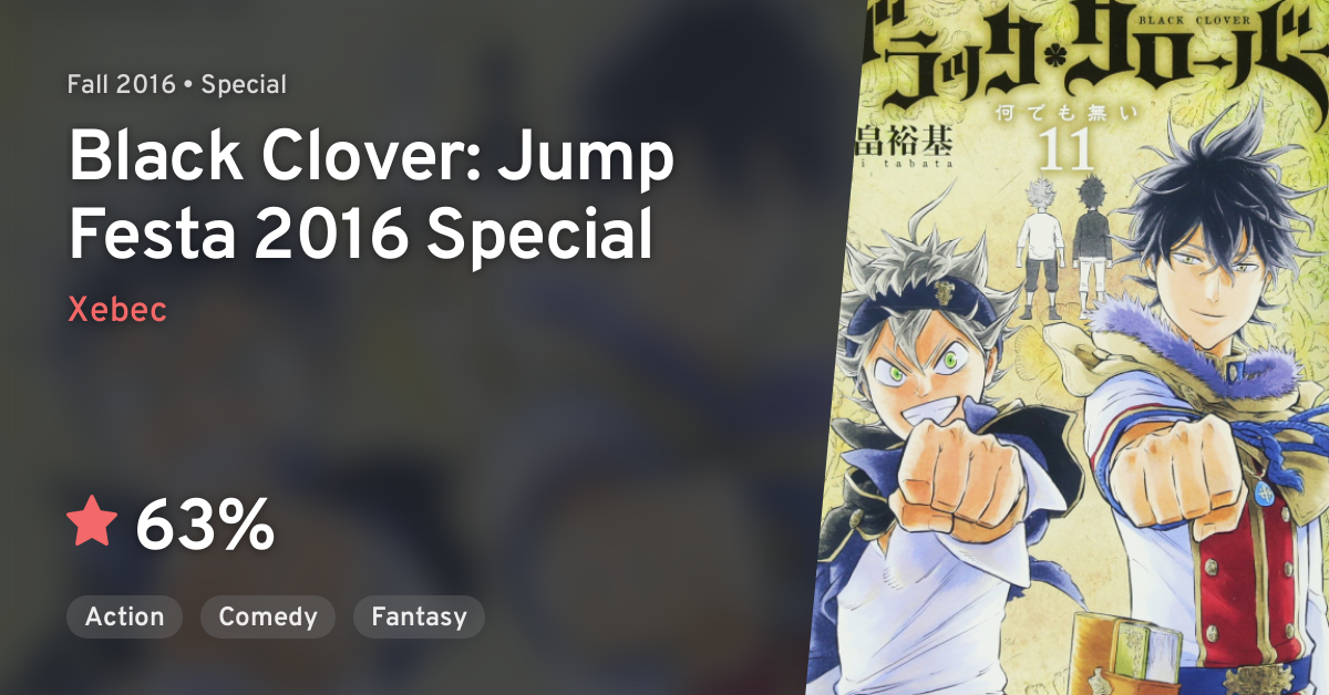 Black Clover 2016 OVA Review
