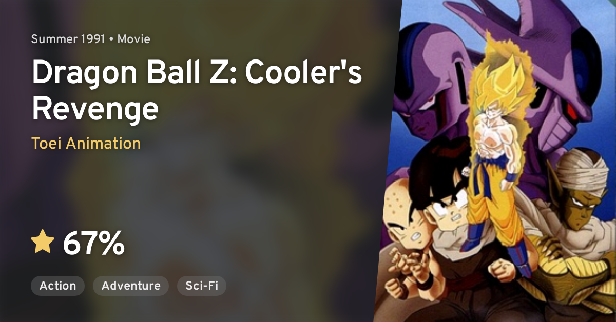 Dragon Ball Z: Cooler's Revenge Anime Film to Air on Cartoon Network