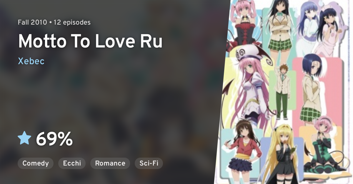 Motto To LOVE-Ru (Motto To Love Ru) · AniList