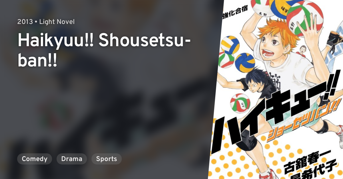 Haikyuu Shousetsu Ban · Anilist