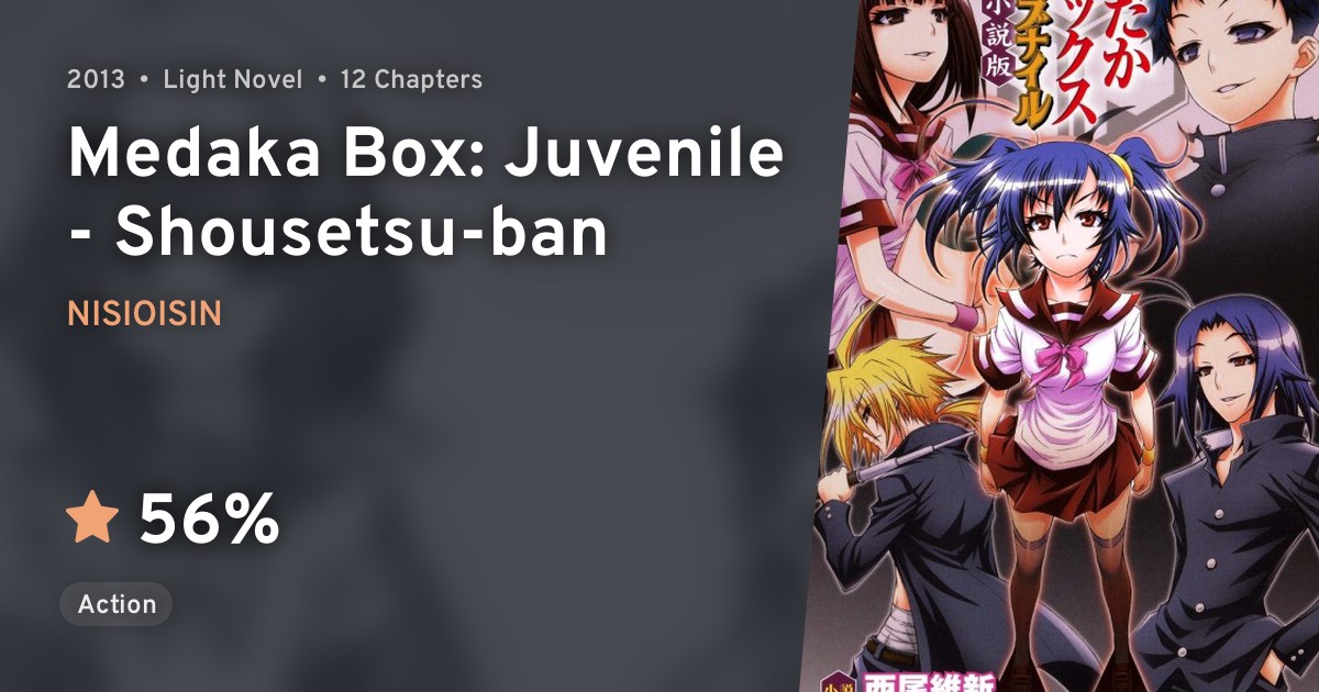 Medaka Box Juvenile Shousetsu Ban Anilist