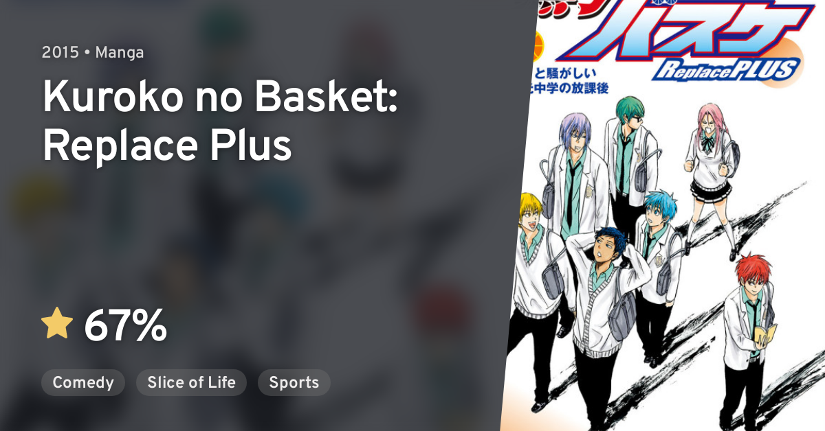 Kuroko No Basket Replace Plus Anilist