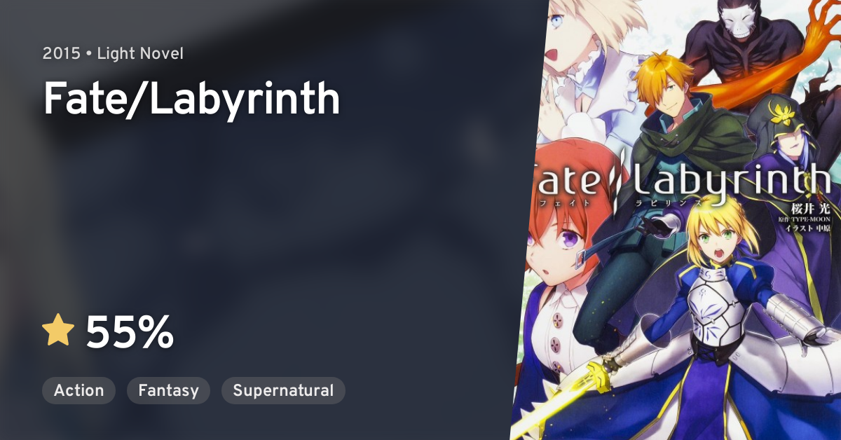 Fate/Labyrinth · AniList