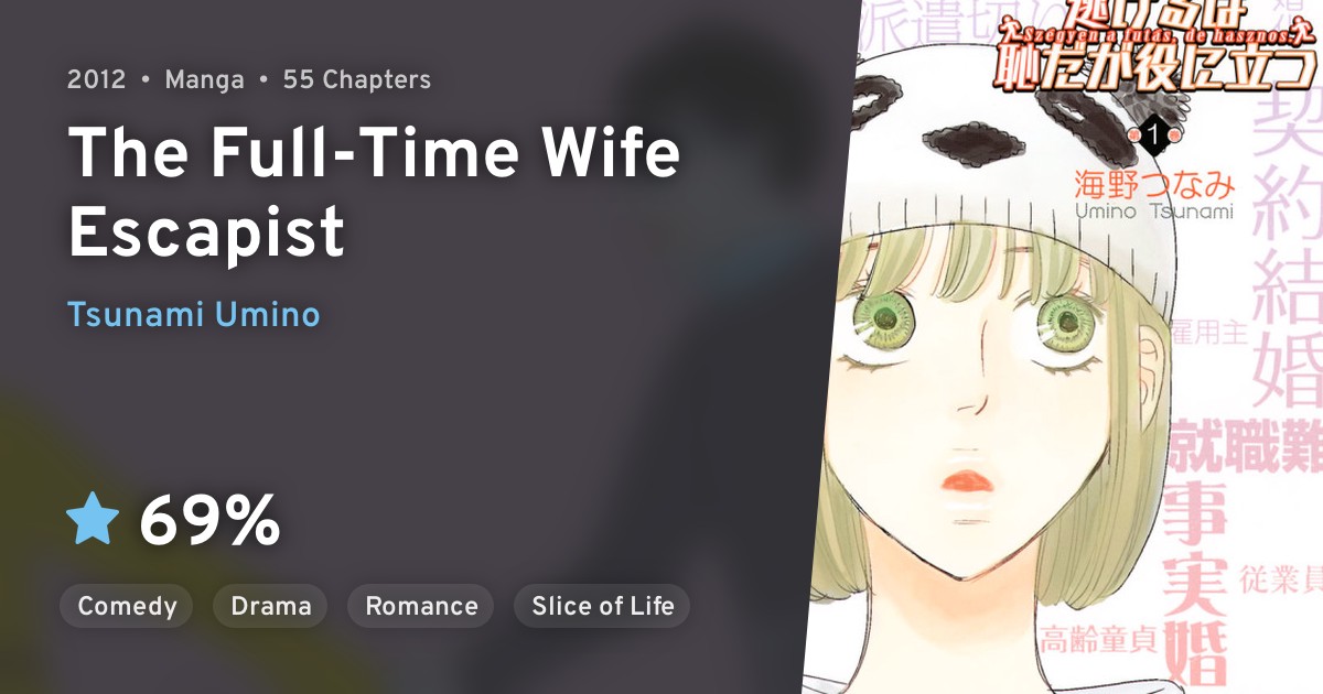 Nigeru wa Haji daga Yaku ni Tatsu (The FullTime Wife Escapist) · AniList