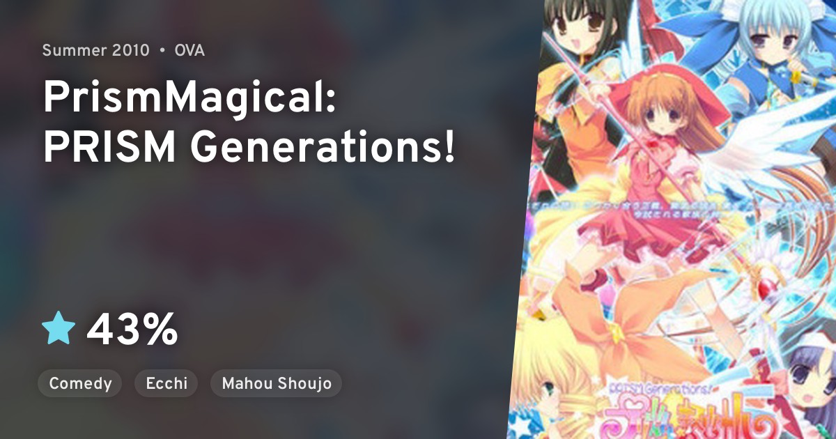 Prism Magical Prism Generations Anilist