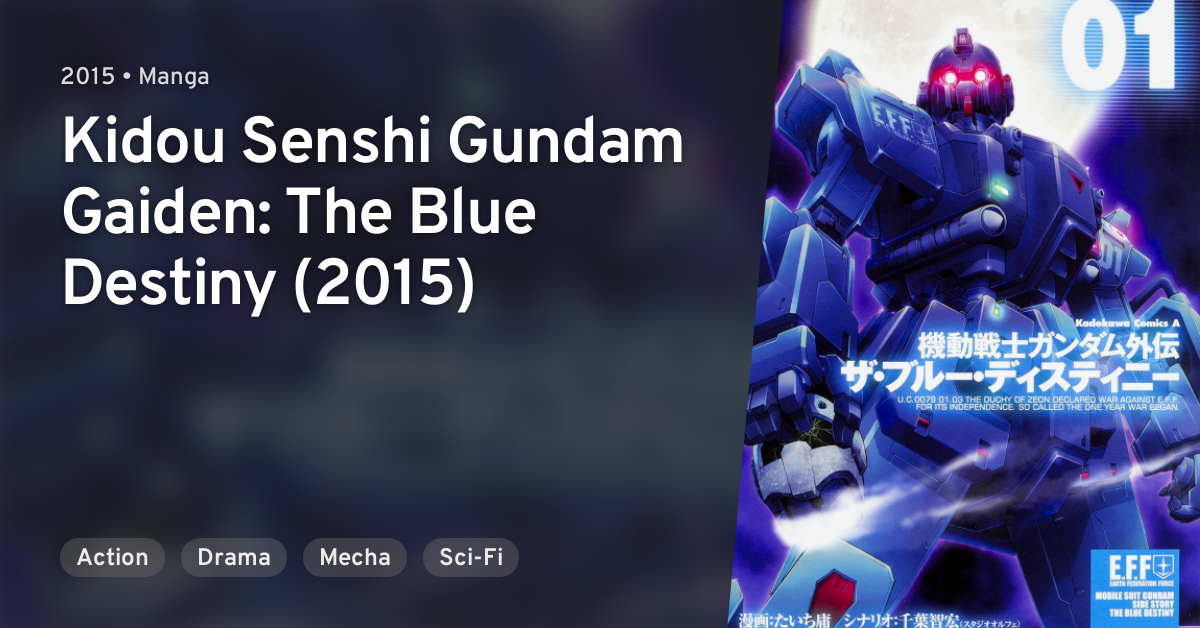 Kidou Senshi Gundam Gaiden The Blue Destiny 15 Anilist