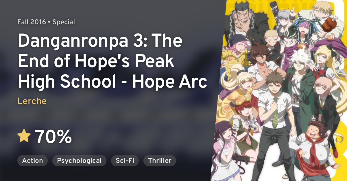Watch Danganronpa 3: The End of Hope's Peak High School - Crunchyroll
