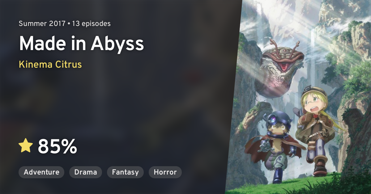 Summer 2017 Anime 'Made in Abyss