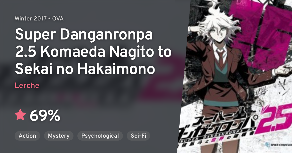 Anime Like Super Danganronpa 2.5 Komaeda Nagito to Sekai no Hakaimono