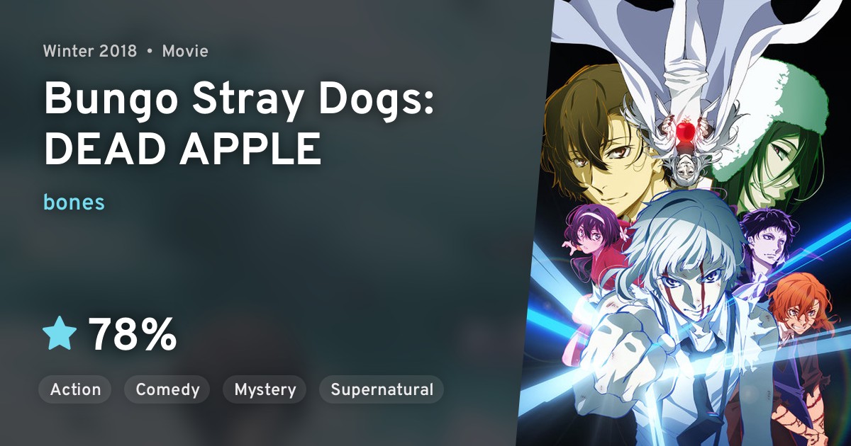 Bungo Stray Dogs: Dead Apple - Where to Watch and Stream Online –