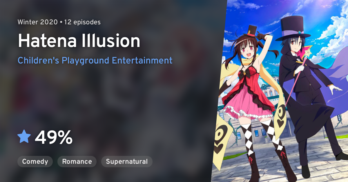 Hatena Illusion (はてな☆イリュージョン) - Anime First Impressions 