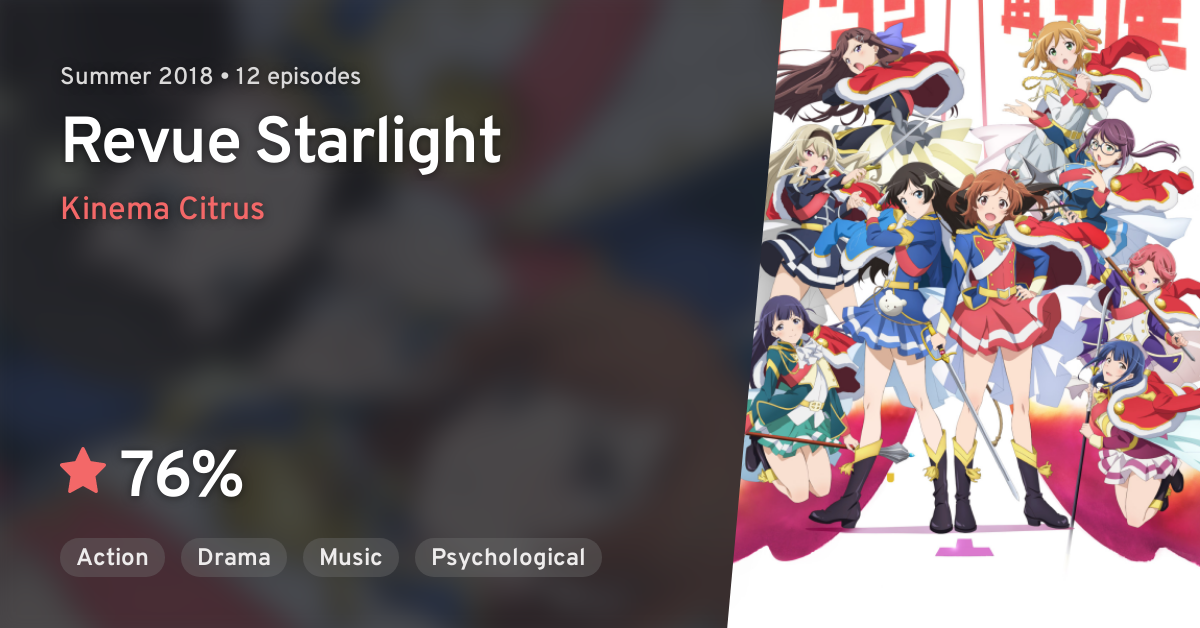 Shoujo – Kageki Revue Starlight – Too Old for Anime
