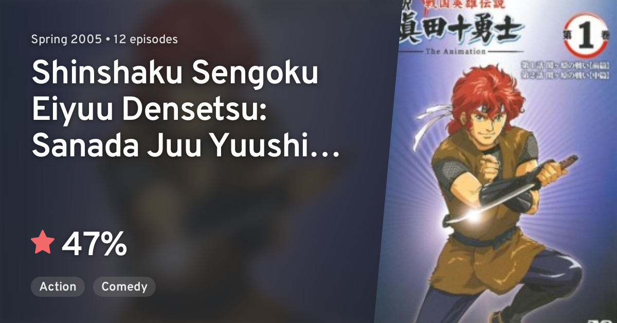 Shinshaku Sengoku Eiyuu Densetsu Sanada Juu Yuushi The Animation Anilist