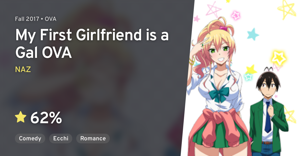 Hajimete no Gal: Anime TV terá 10 episódios e OVA » Anime Xis